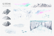 ARCTIC ANIMALS watercolor set PART 2, an Animal Illustration by Natali Smolova (Thumbnail 4 of 7)
