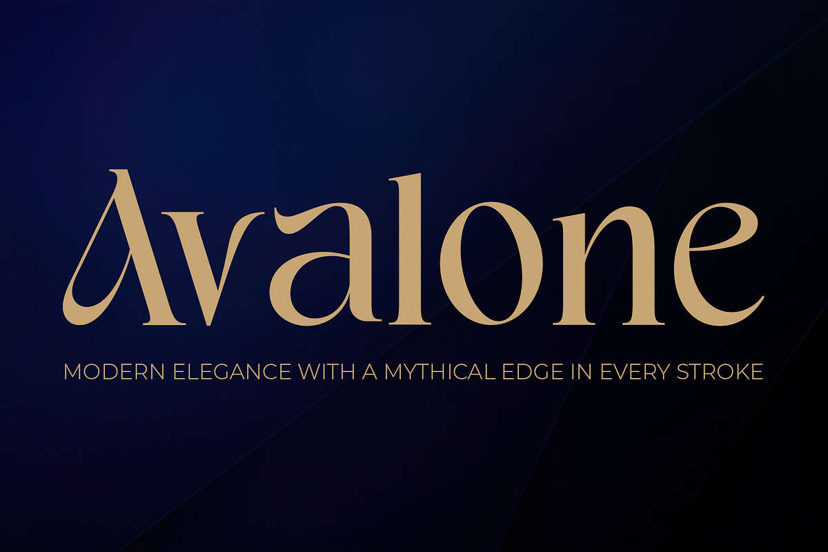 Avalone - Luxury Fantasy Typeface, a Serif Font by OWPictures (Photo 1 of 10)