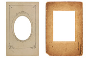 Vintage Photo Frames & Formats, a Texture Graphic by Blue Line Design (Thumbnail 7 of 21)