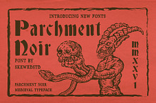 Parchment Noir Medieval Typeface