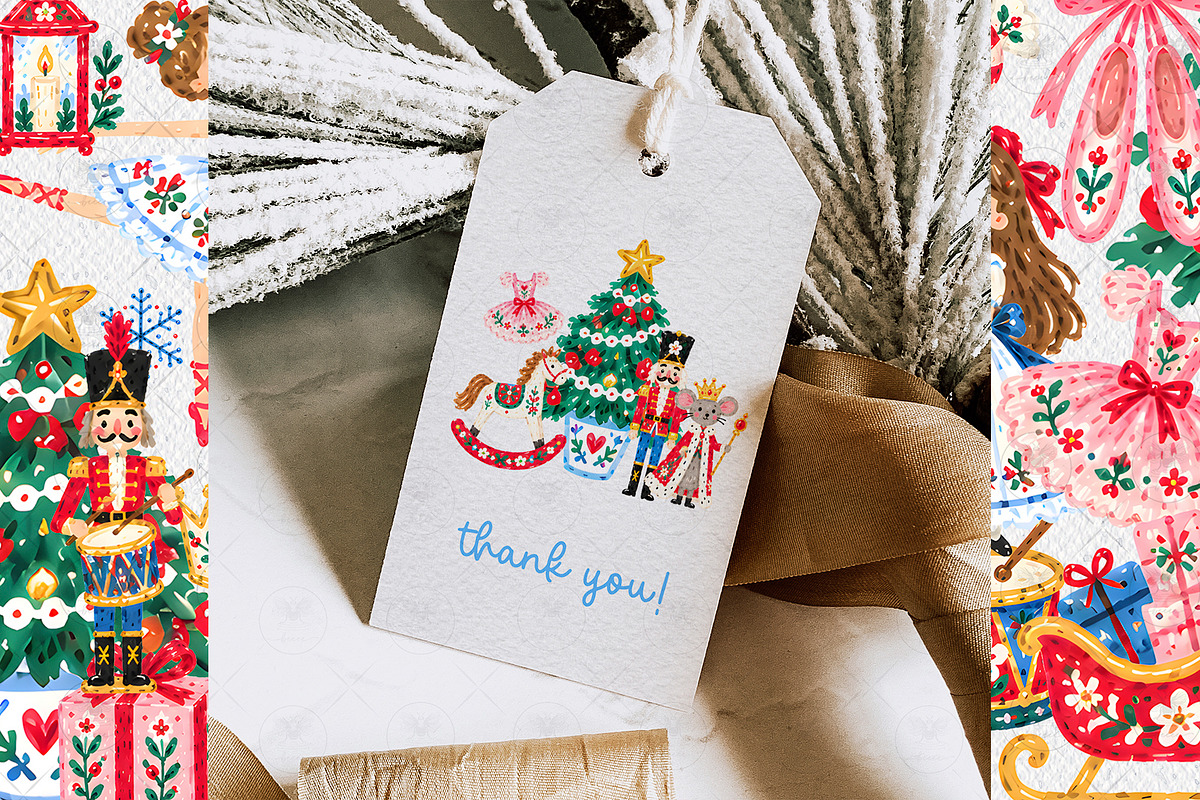 Nutcracker Christmas Clipart, a Decorative Illustration by BigCakeBee (Photo 3 of 3)
