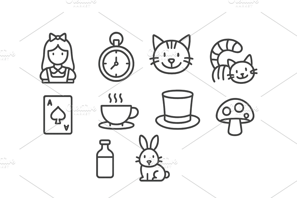 Collection of whimsical, an Illustration by ZinetroN
