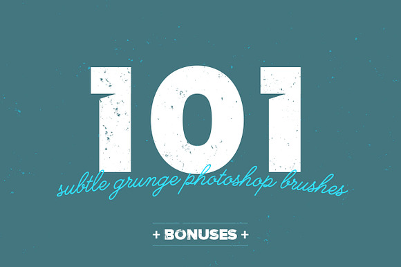 101 Subtle Grunge Brushes + Bonuses preview 7