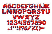 Ladybug font alphabet, ladybird, an Illustration by Vector Tradition (Thumbnail 1 of 3)