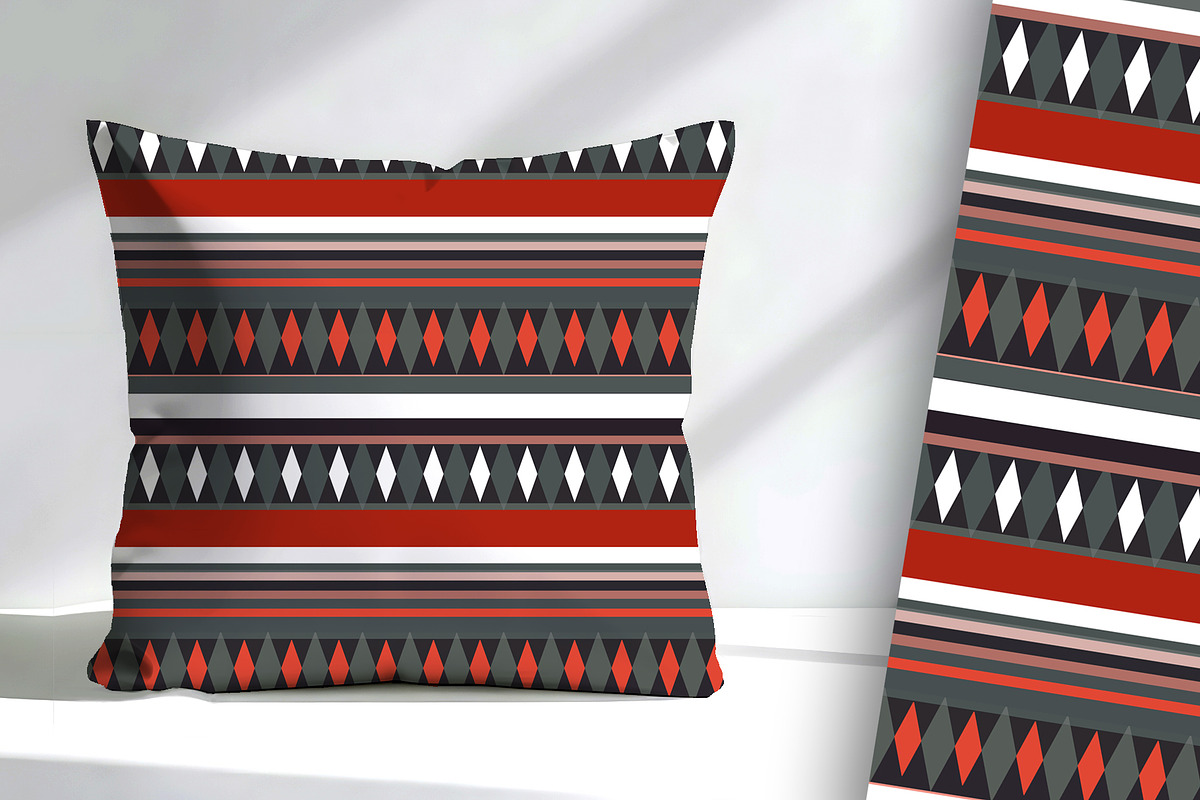 Earthy Ethnic Geometric Seamless, a Pattern Graphic by Sharon Schwalbe (Photo 3 of 6)