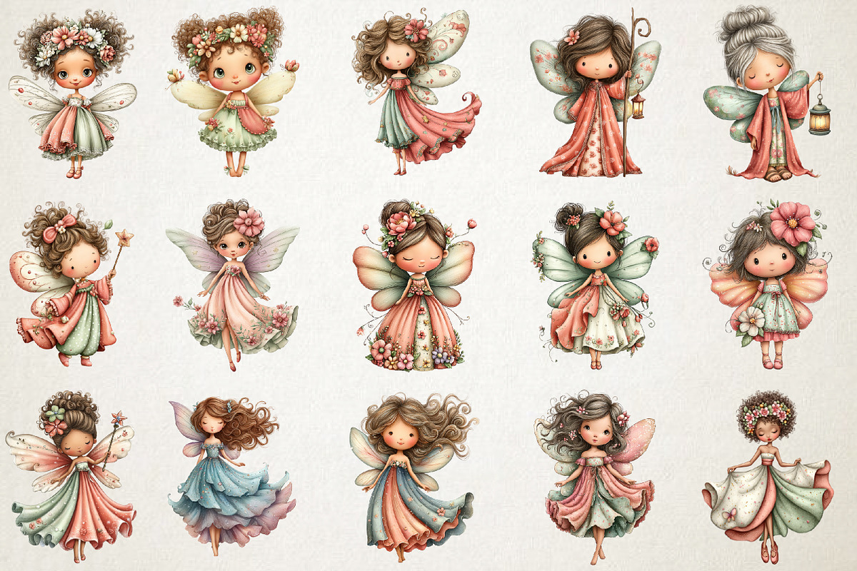 Enchanting Fairy Mom PNG Clipart, an Illustration by RobertsArt (Photo 4 of 5)