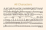 CS Admire – Script Font, a Script Font by Craft Supply Co. (Thumbnail 8 of 8)