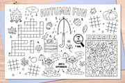Autumn activity mats collection, an Animal Illustration by Lexi Claus (Thumbnail 4 of 6)