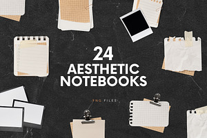 24 Aesthetic Notebooks, a Business Photo by Ksuview