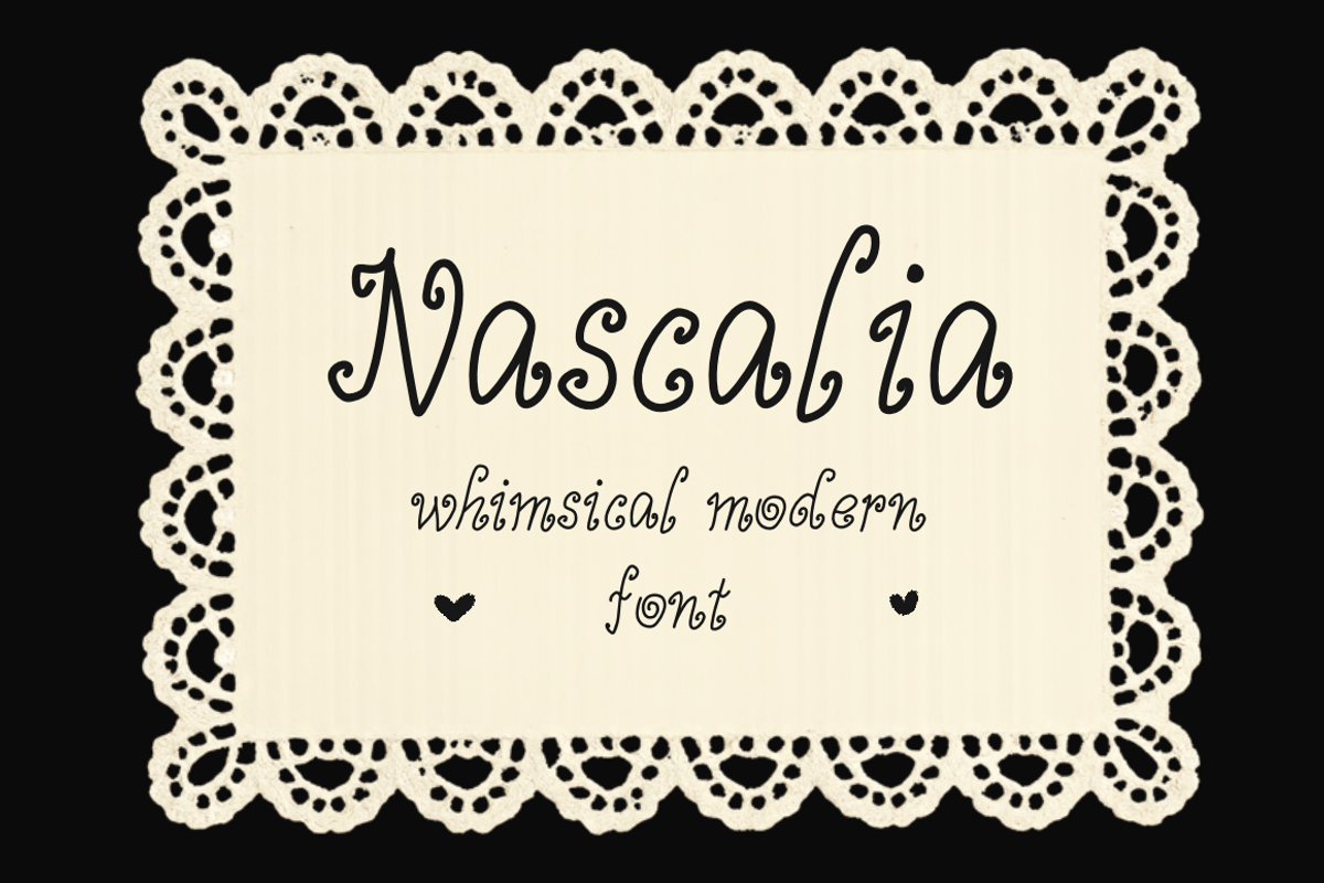 Nascalia whimsical handwritten font, a Handwritten Font by Ashiya Pixel (Photo 1 of 17)