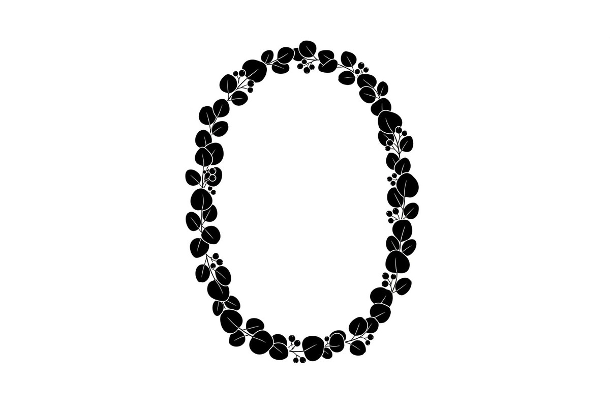 Floral Oval Wreath SVG Bundle, an Illustration by yasushie (Photo 2 of 31)