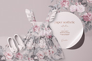 Pastel Pink Flowers Paper Pack, a Pattern Graphic by paper aesthetic (Thumbnail 4 of 9)