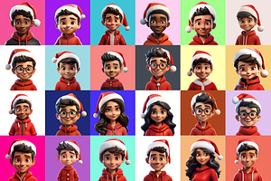 125 Animoji - Christmas Children