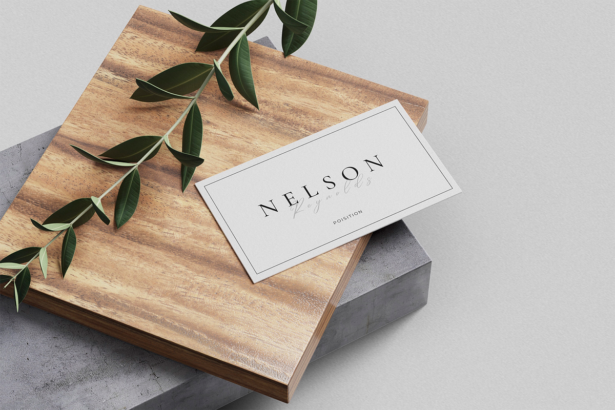 Minimalist Business Card Template, a Business Card Template by INRASSION (Photo 3 of 6)