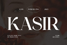 Kasir Elegant Serif Font Typeface