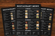 Chalkboard Menu Canva Template, a Flyer Template by Melanie Peterson (Thumbnail 1 of 2)
