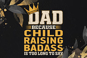 Dad Because Child Is Too Long To Say, an Object Graphic by T-shirt Pond (Thumbnail 3 of 3)