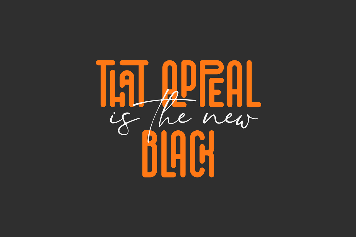 That Appeal - creative font duo, a Script Font by VP Fonts (Photo 13 of 19)