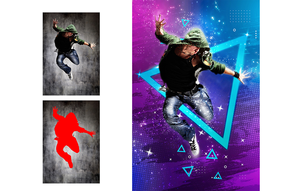 Party Poster Photoshop Action, an Action Add-On by Design Forest (Photo 5 of 6)