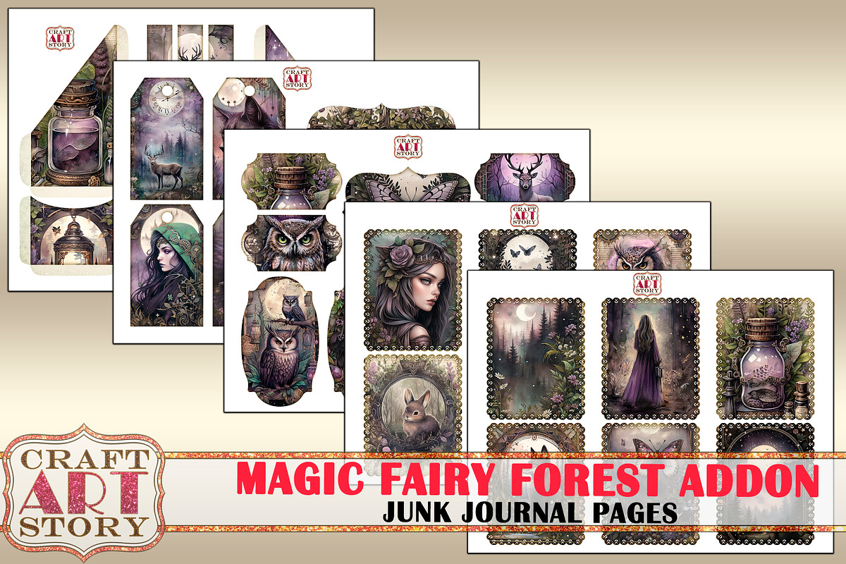 Magic fairy forest ADDON, a Person Illustration by CraftArtStory (Photo 3 of 4)