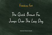Friendump | Handwritten Font, a Handwritten Font by filosovis (Thumbnail 3 of 5)