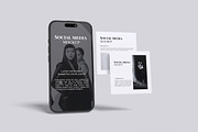 Social Media Mockup, an iPhone Mockup by Pikachudesign (Thumbnail 5 of 5)