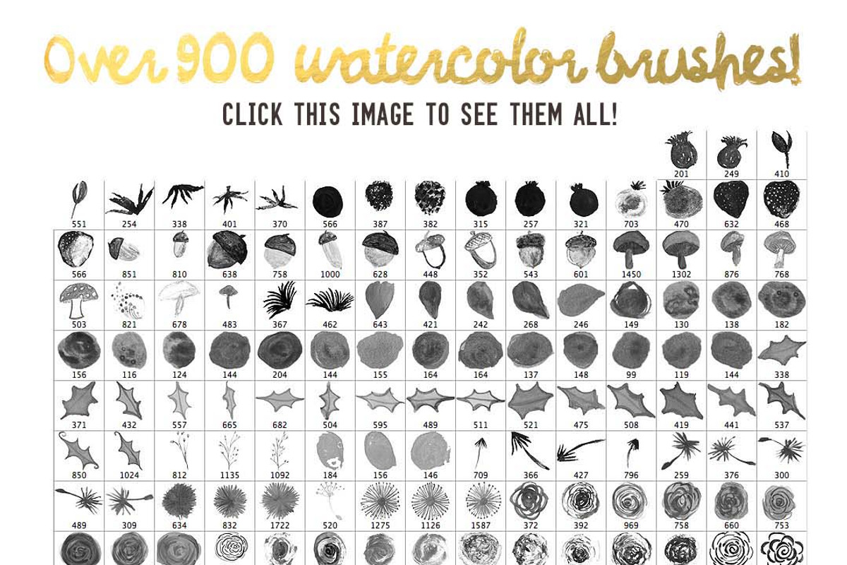 The Big One: 900+ Brushes, a Brush Add-On by Snark Heart (Photo 2 of 5)