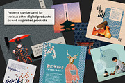 25 Wagara Japanese Patterns, a Pattern Graphic by Design Yokocho | デザイン横丁 (Thumbnail 10 of 10)