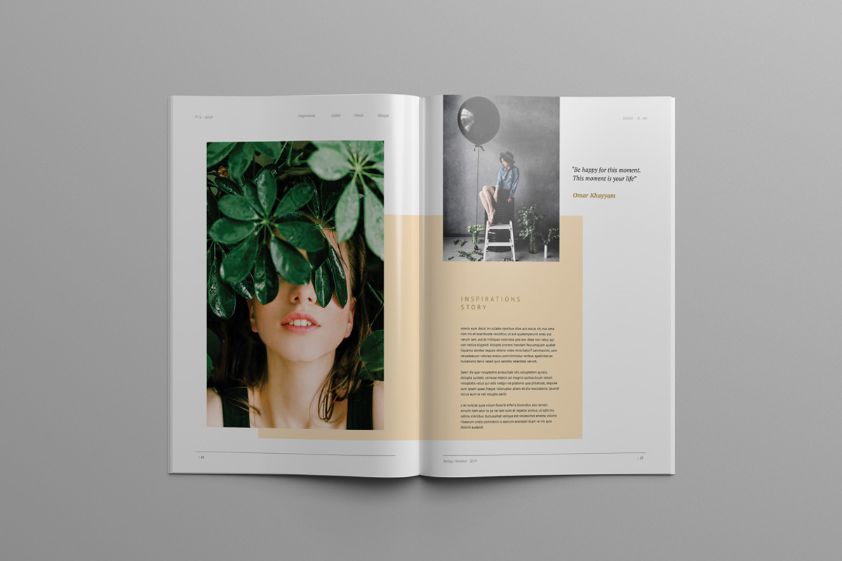 KHANSA - Fashion Lookbook & Magazine, a Magazine Template by Indotitas (Photo 5 of 7)