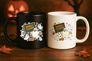Retro Halloween, Hand-draw PNG, an Object Graphic by GlitterCraft (Thumbnail 79 of 101)
