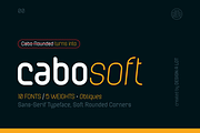 Cabo Soft Typeface, a Sans Serif Font by Design a Lot
