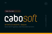 Cabo Soft Typeface, a Sans Serif Font by Bogdan Casota (Thumbnail 1 of 8)