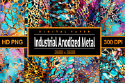 Industrial Anodized Metal, an Object Graphic by Printable Treasure (Thumbnail 1 of 7)