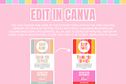 Cute Box Seal Sticker Template, a Stationery Template by SunshineStudioBoutique (Thumbnail 5 of 8)