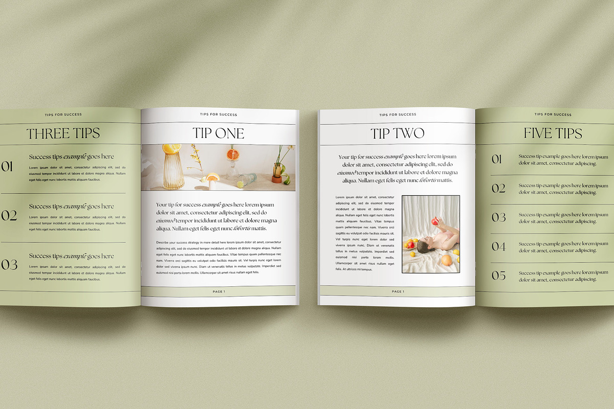 Health + Nutrition Challenge CANVA, a Magazine Template by Studio Loire (Photo 10 of 20)