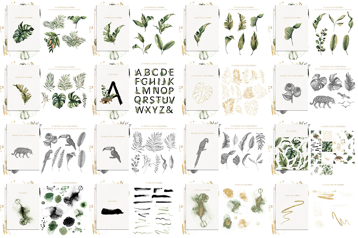 The Amazing Watercolor Bundle, an Object Illustration by Creativeqube Design (Photo 52 of 75)