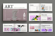 Art Exhibition Magazine Landscape, a Magazine Template by Seeing-art (Thumbnail 1 of 10)