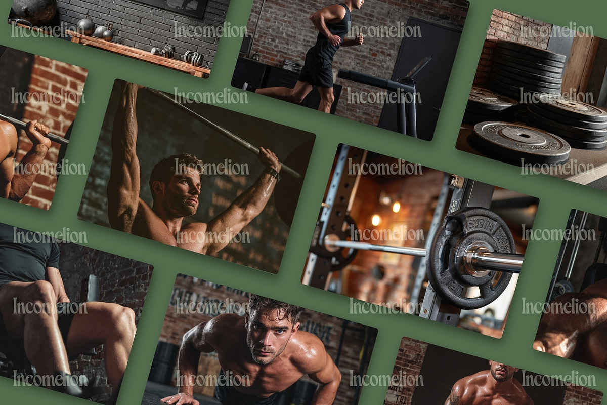 50 Workout Gym Stock Photos, a Sports & Recreation Photo by Incomelion (Photo 4 of 9)