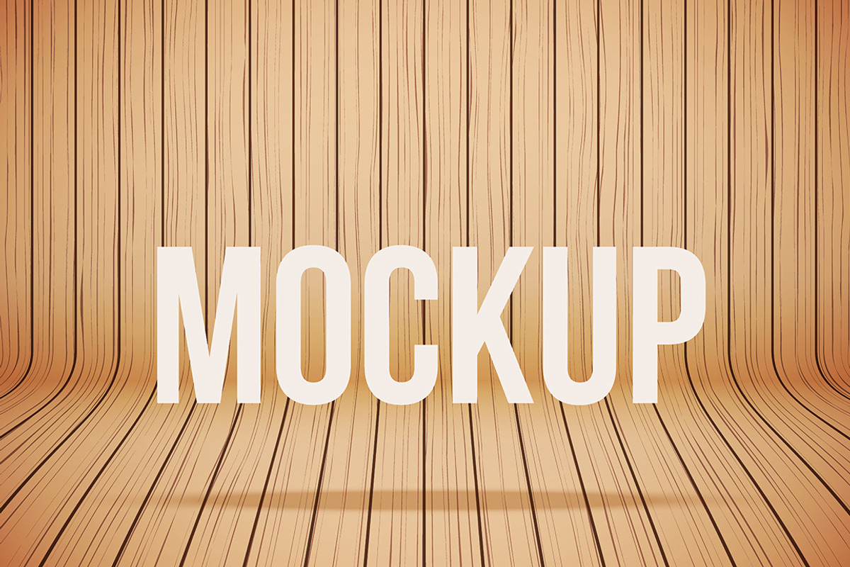 Vector Wood Mockup Background 3, a Mockup by Vitamin