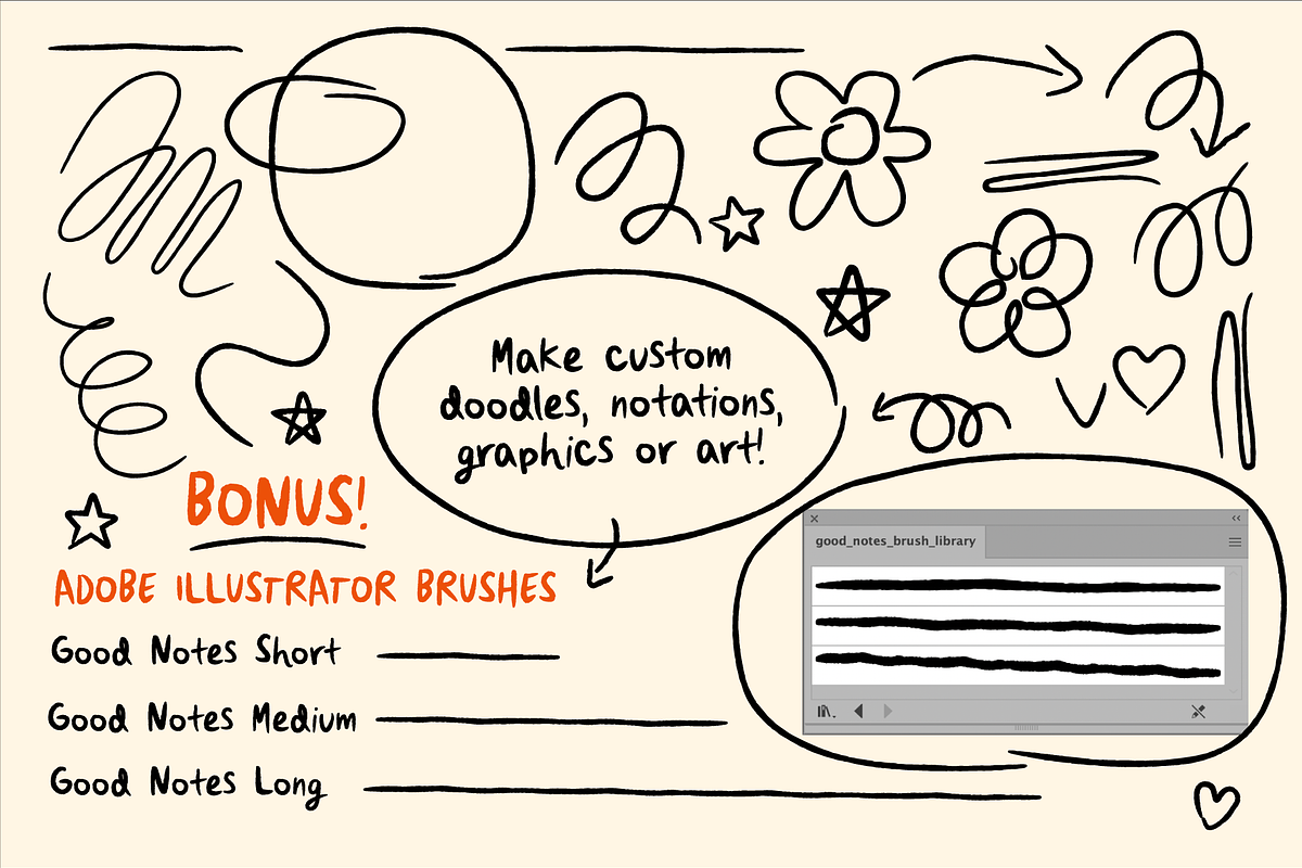 Good Notes! A Handwriting Font Set!, a Handwritten Font by Studio Funshop by Kelli (Photo 4 of 6)