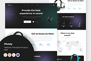 Musay - Product Selling Website, a HTML Template by Minialis (Thumbnail 1 of 2)