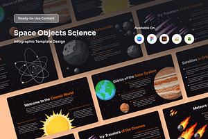 Universe & Planet Science Infographi, an Education Illustration by trabaskriya