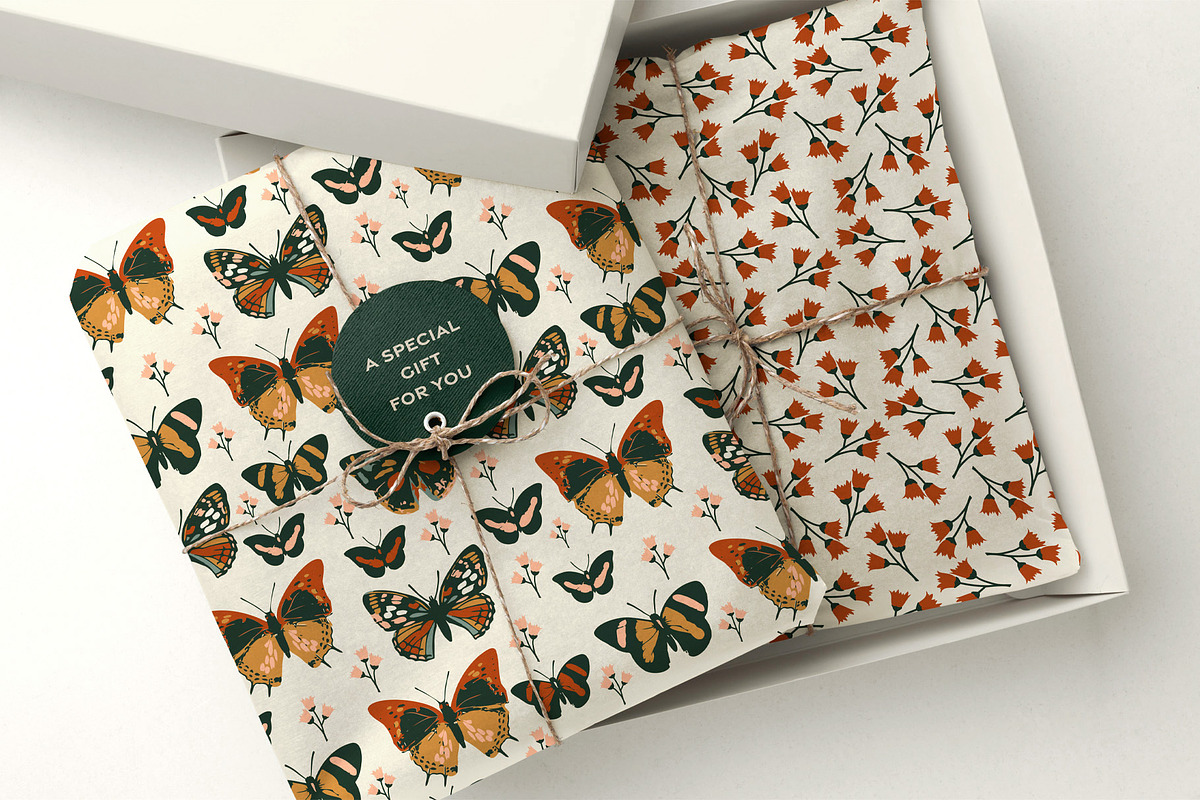 Woodland Garden Seamless Patterns, a Pattern Graphic by Wild Twig Co (Photo 5 of 9)