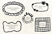 INKED FRAMES freehand doodle vector, an Object Graphic by Lena Nikolaeva (Thumbnail 3 of 12)