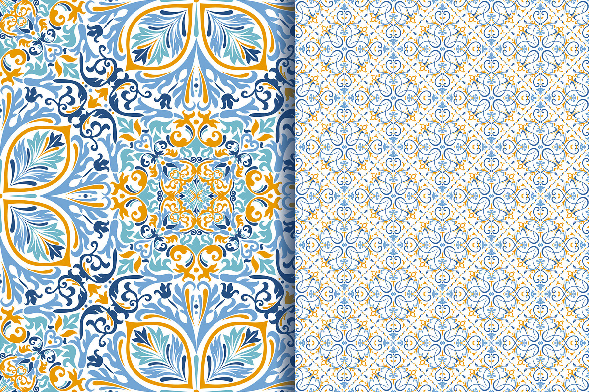 Set of 10 seamless pattern Baroque, a Pattern Graphic by NataLito (Photo 4 of 6)