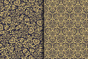 Set of 10 seampless pattern Baroque, a Pattern Graphic by NataLito (Thumbnail 3 of 6)