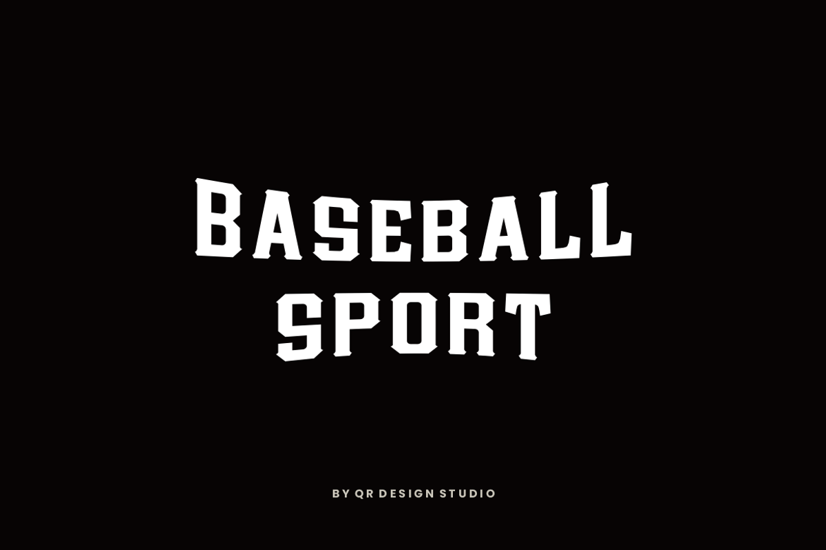 Basebold Sport Varsity Baseball Font, a Serif Font by QR Design Studio (Photo 2 of 7)