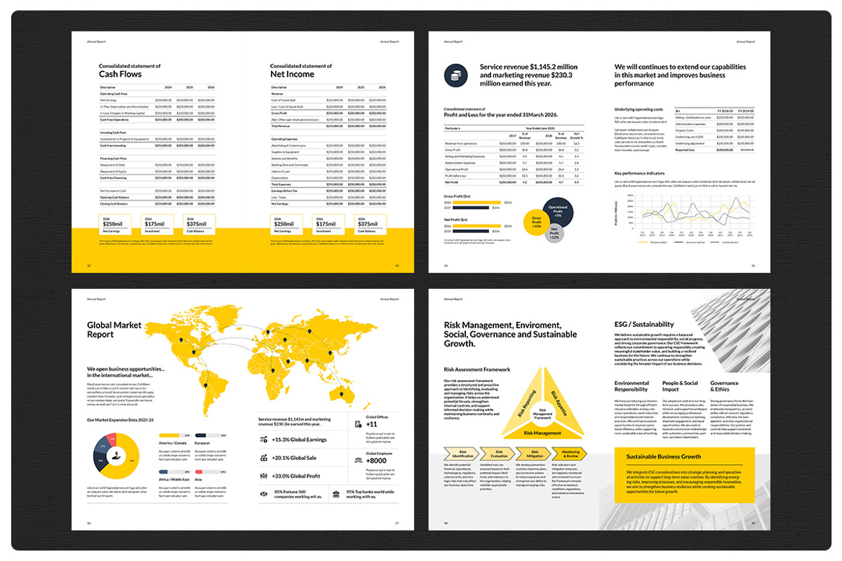 Annual Report, a Brochure Template by StudioGraficso (Photo 11 of 12)