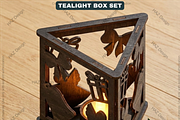 Tealight Holder, Xmas Table Centerpi, a Graphic by AtacanDigital (Thumbnail 6 of 10)