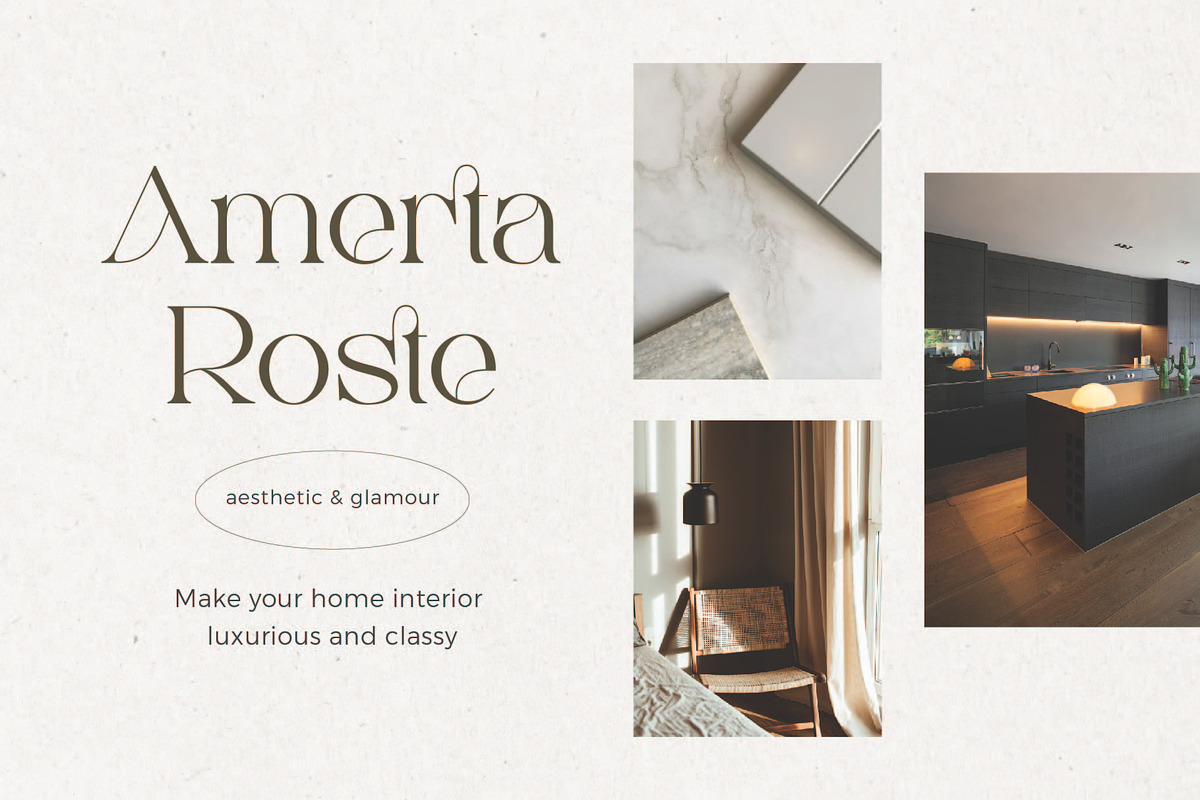 Amore - Modern Serif Font, a Serif Font by Aqeel_Art (Photo 4 of 10)